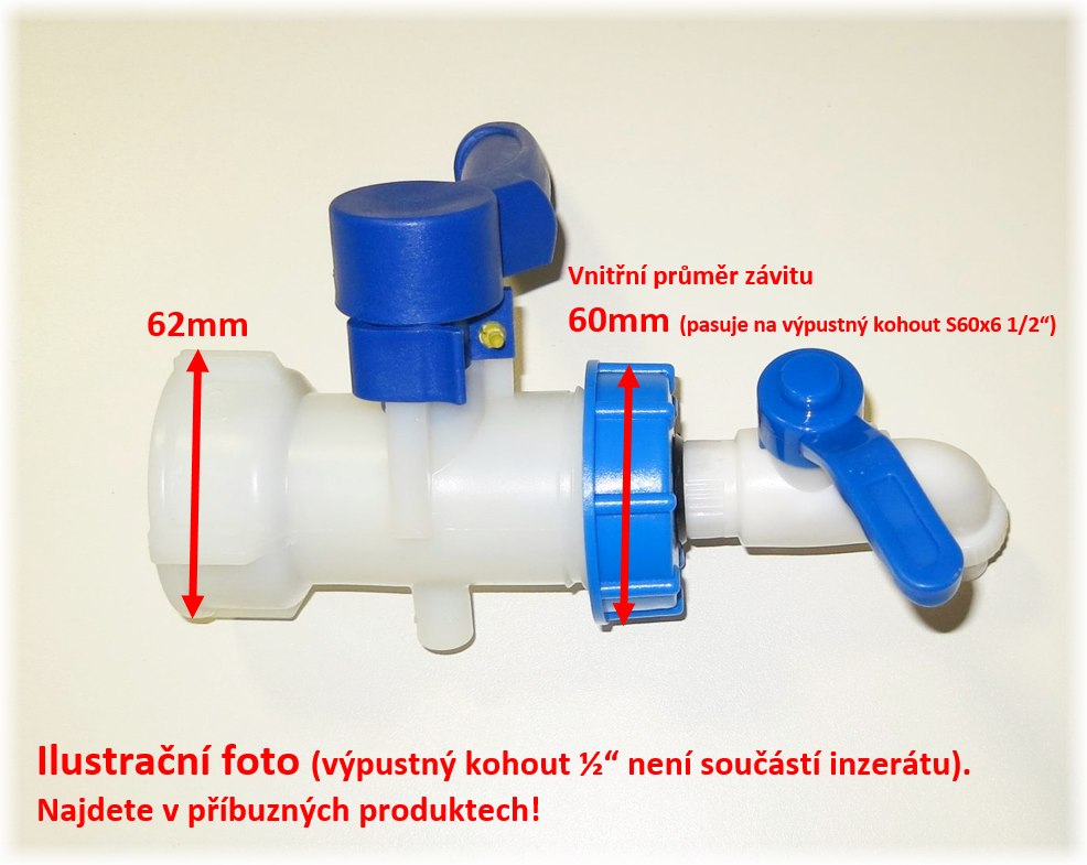 IBC ventil + výpustný kohoutek