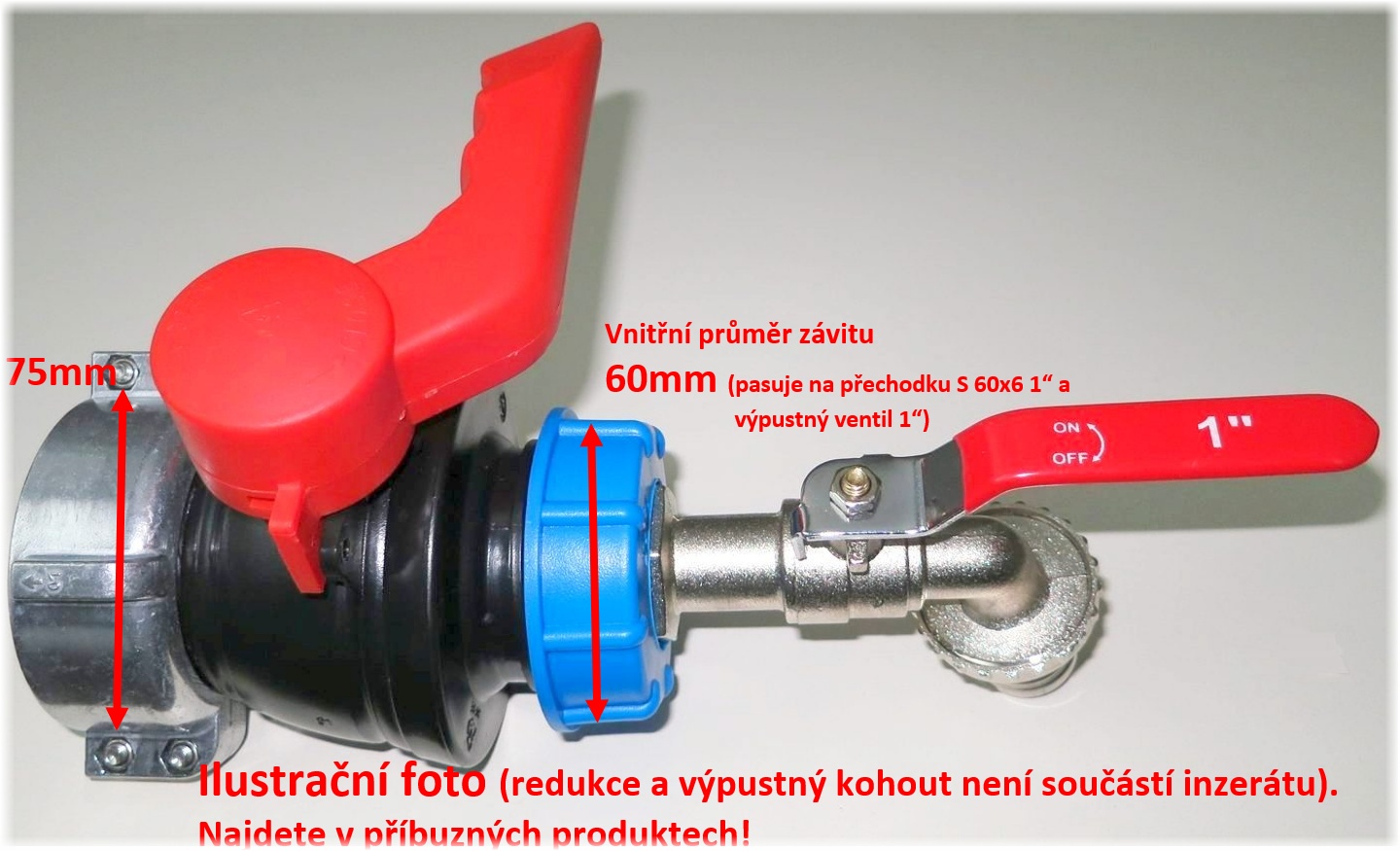 Ventil na ibc nádrž