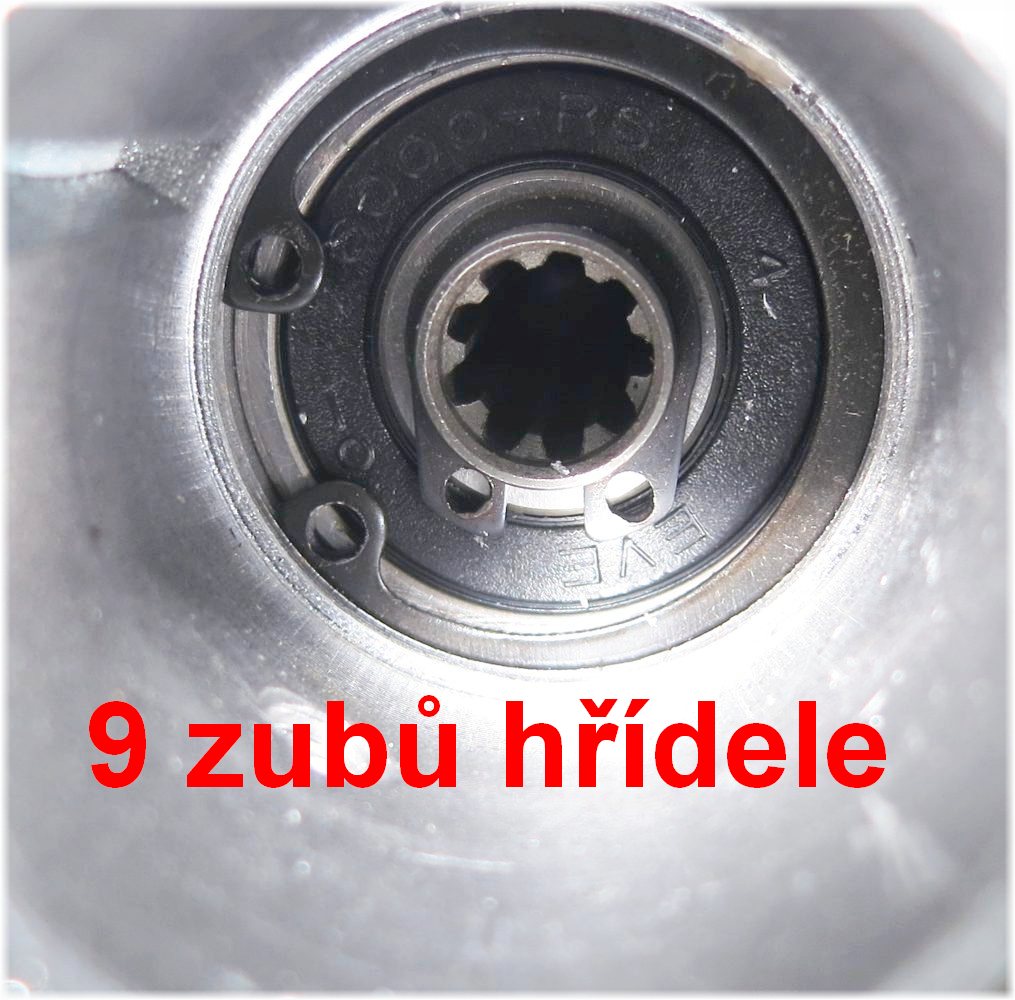 Převodovka na křovinořez
