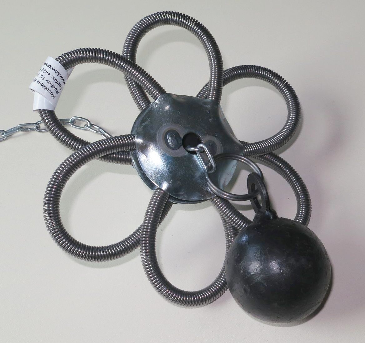 Kominický strojek 150mm se závažím 0,5kg - rozsah 130-160mm