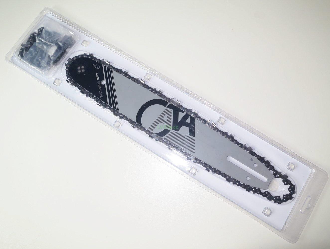 2x pilové řetězy a lišta pro řetězovou pilu - 35cm 14" 3/8" 52z