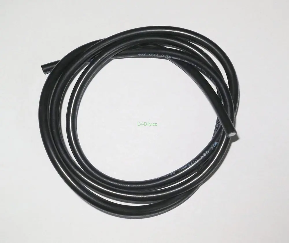 Kabel cívky křovinořezu, motorové pily - 5mm x 1m