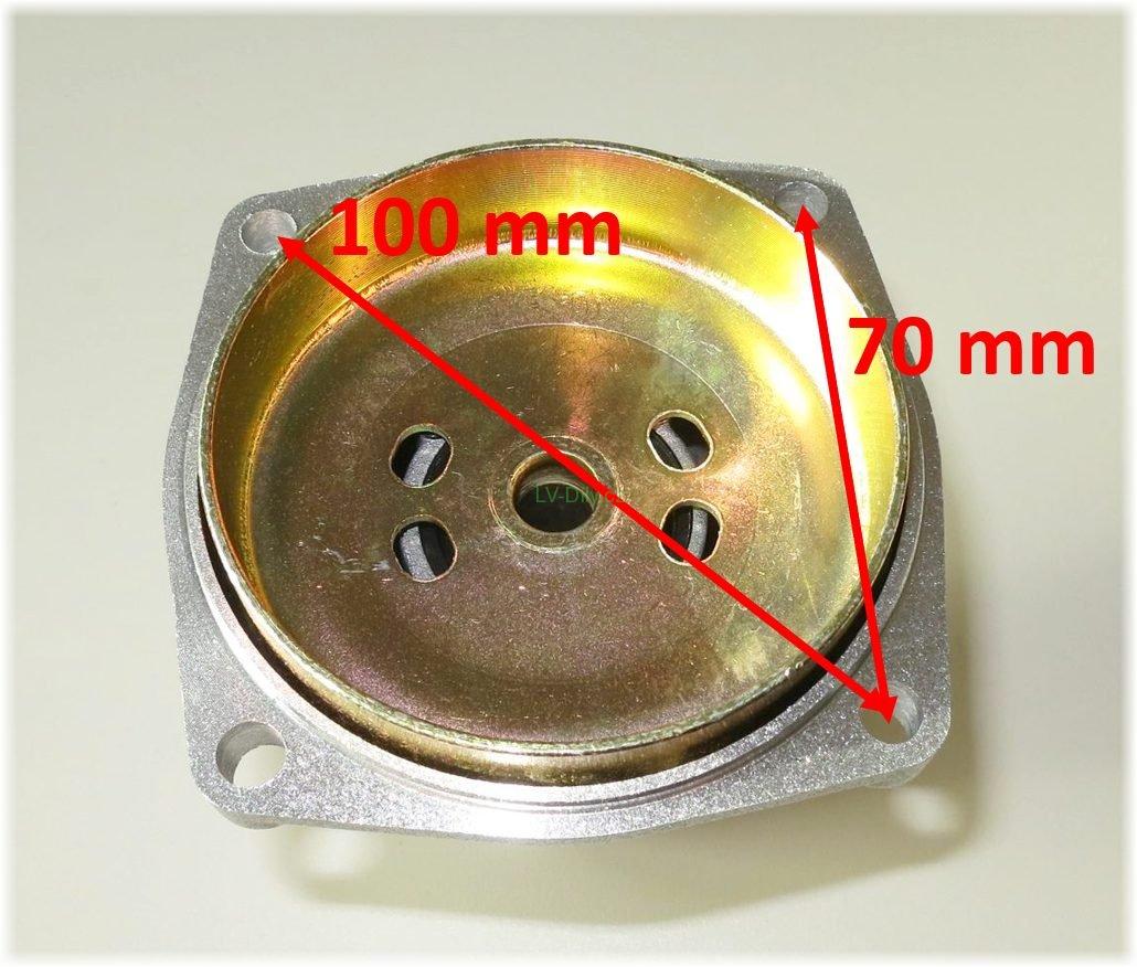 Buben spojky křovinořezu s přírubou - 26mm, 7zubů, rozteč 70mm