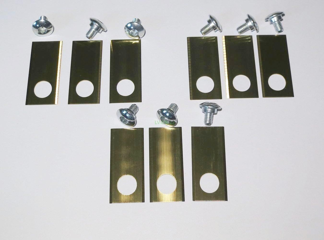 9x Nože do robotické sekačky 3,9 cm - Honda, Miimo