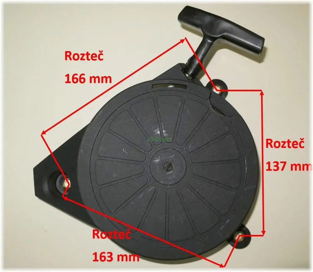 Startér čínské sekačky NAC LP40-300, MEX40-350 LP3390 GAMA