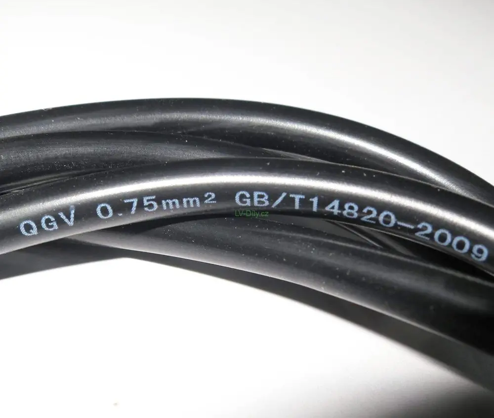 Kabel cívky křovinořezu, motorové pily - 5mm x 1m