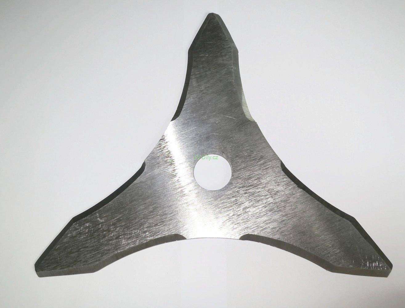 Nůž na křovinořez 3zubý 255mm, 3mm tloušťka - M83067