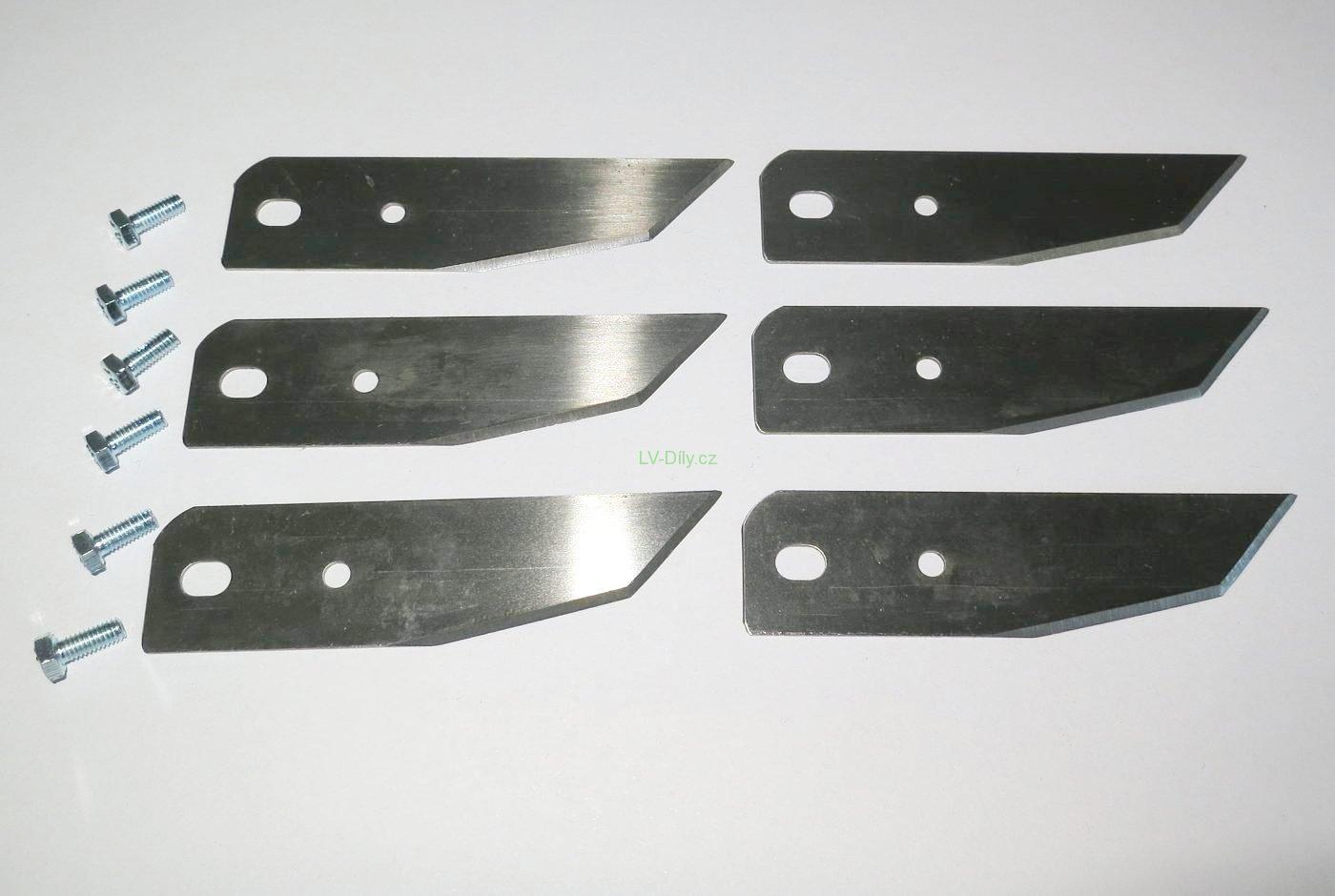 6x Nože do robotické sekačky 9,3 cm - ALKO