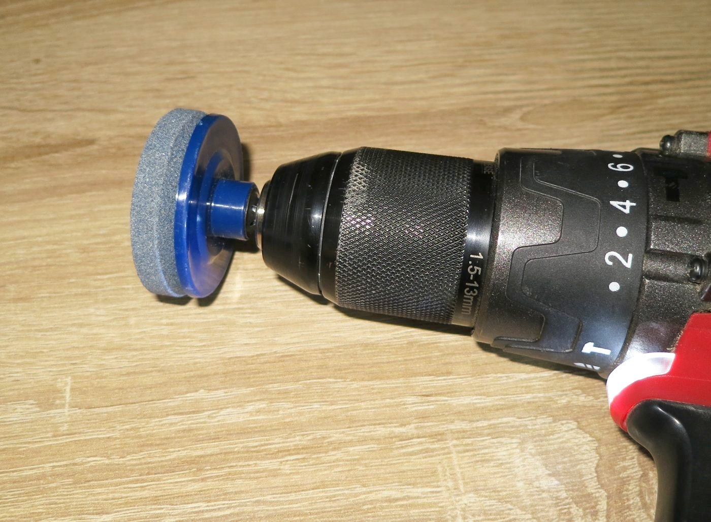 Broušení nože sekačky