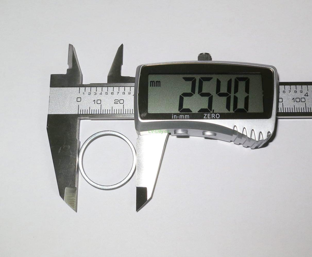 Redukční kroužek z 25,4mm na 22,2mm