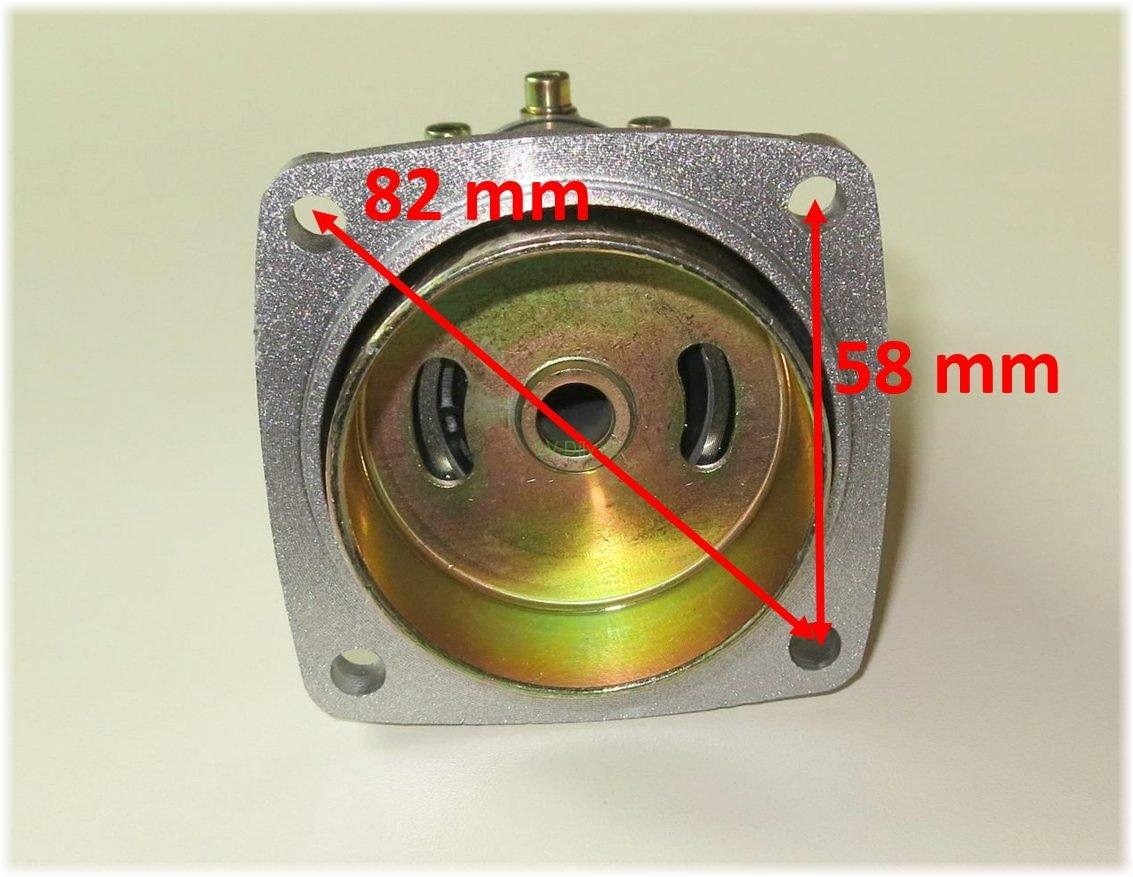 Buben spojky křovinořezu s přírubou - 26mm, 7zubů, rozteč 58mm