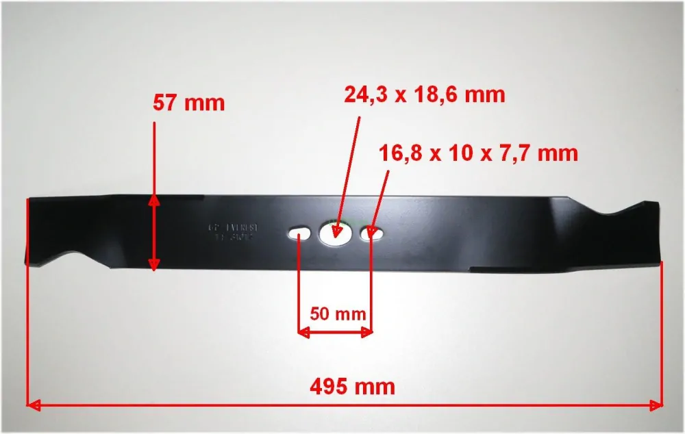 Nůž do sekačky NAC, Ryobi - 49,5cm