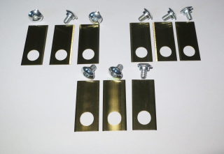 9x Nože do robotické sekačky 3,9 cm - Honda, Miimo