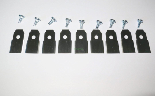 9x Nože do robotické sekačky 3,5 cm - Husqvarna, McCulloch, Gardena