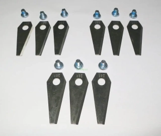 9x Nože do robotické sekačky 4,9 cm - Bosch