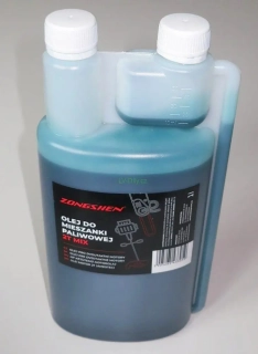 Olej do benzínu 2T - 1L zelený Zongshen