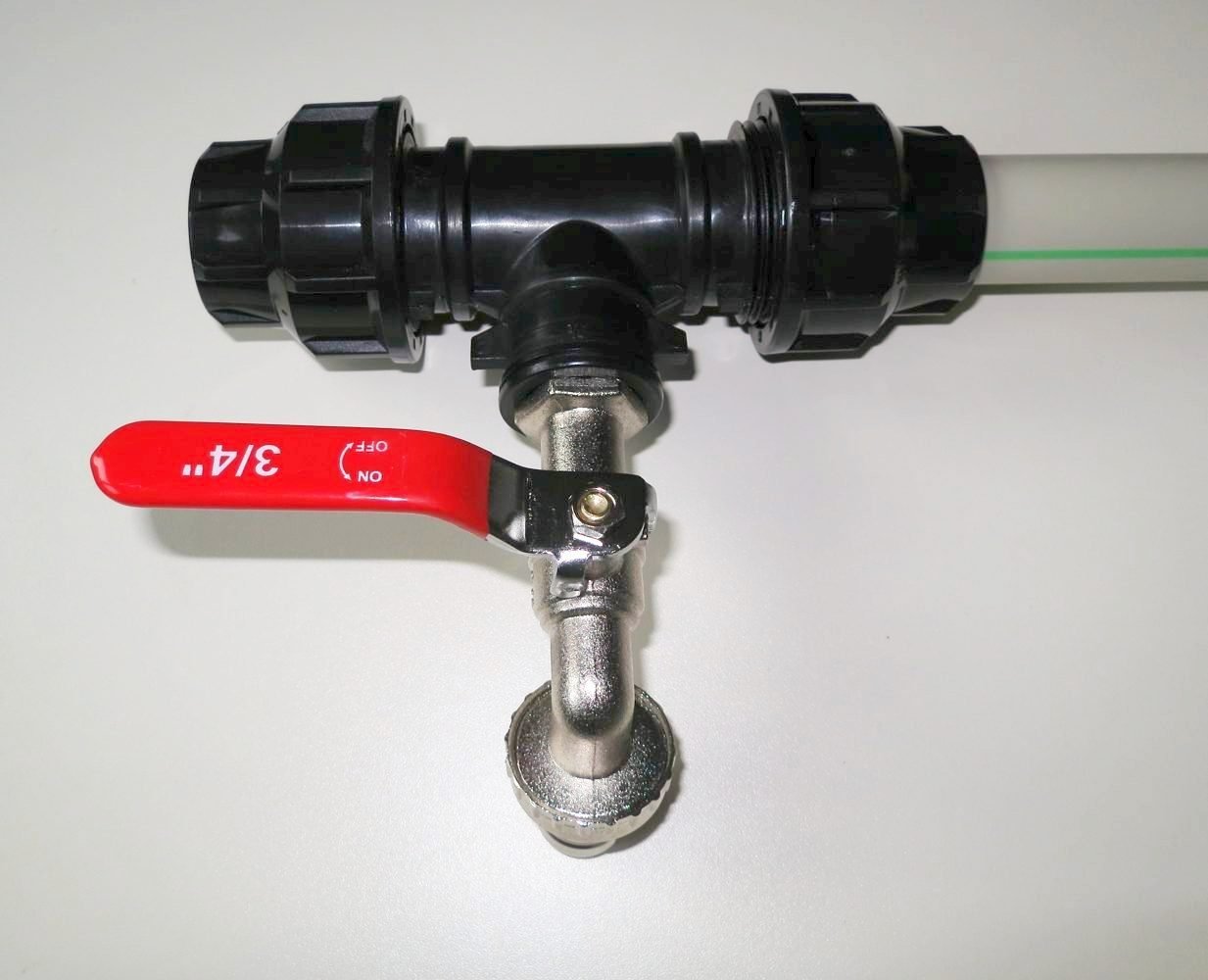 Propojení IBC 2ks - výstupní ventil 3/4"