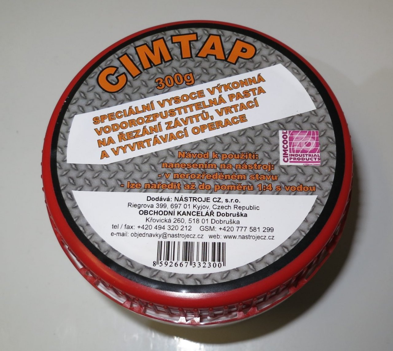 Pasta na řezání závitů Cimtap 300g