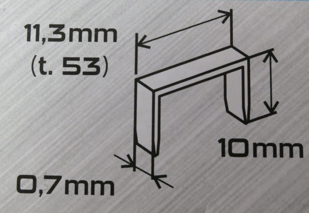 Sponky do sponkovačky 11,3 x 10mm - 23910