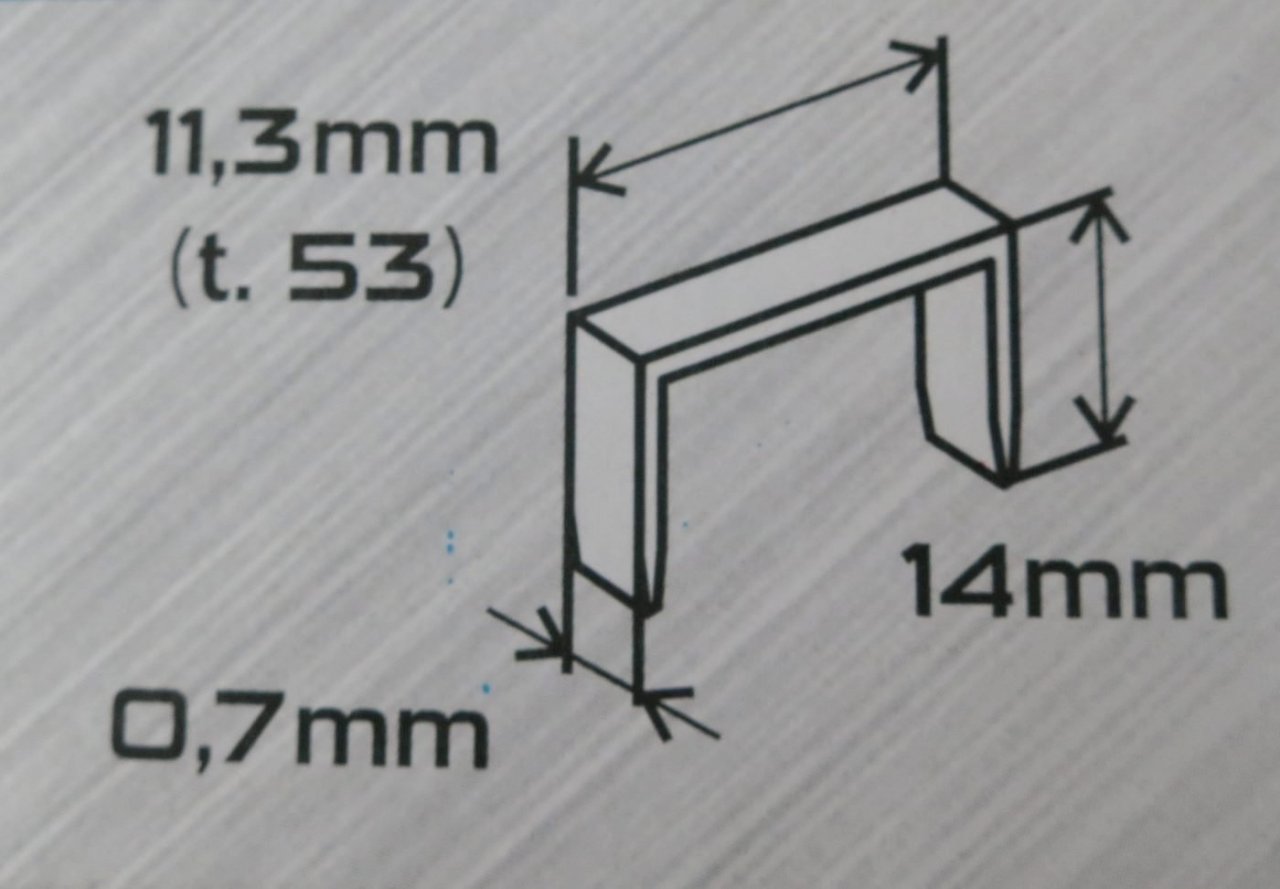 Spony do sponkovačky 11,3 x 14mm - 23914