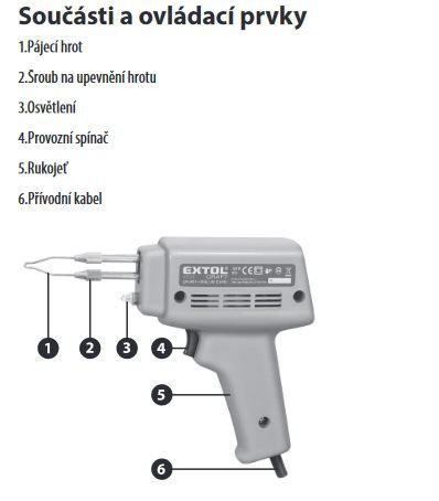 Pistolová pájka - 100W 9920