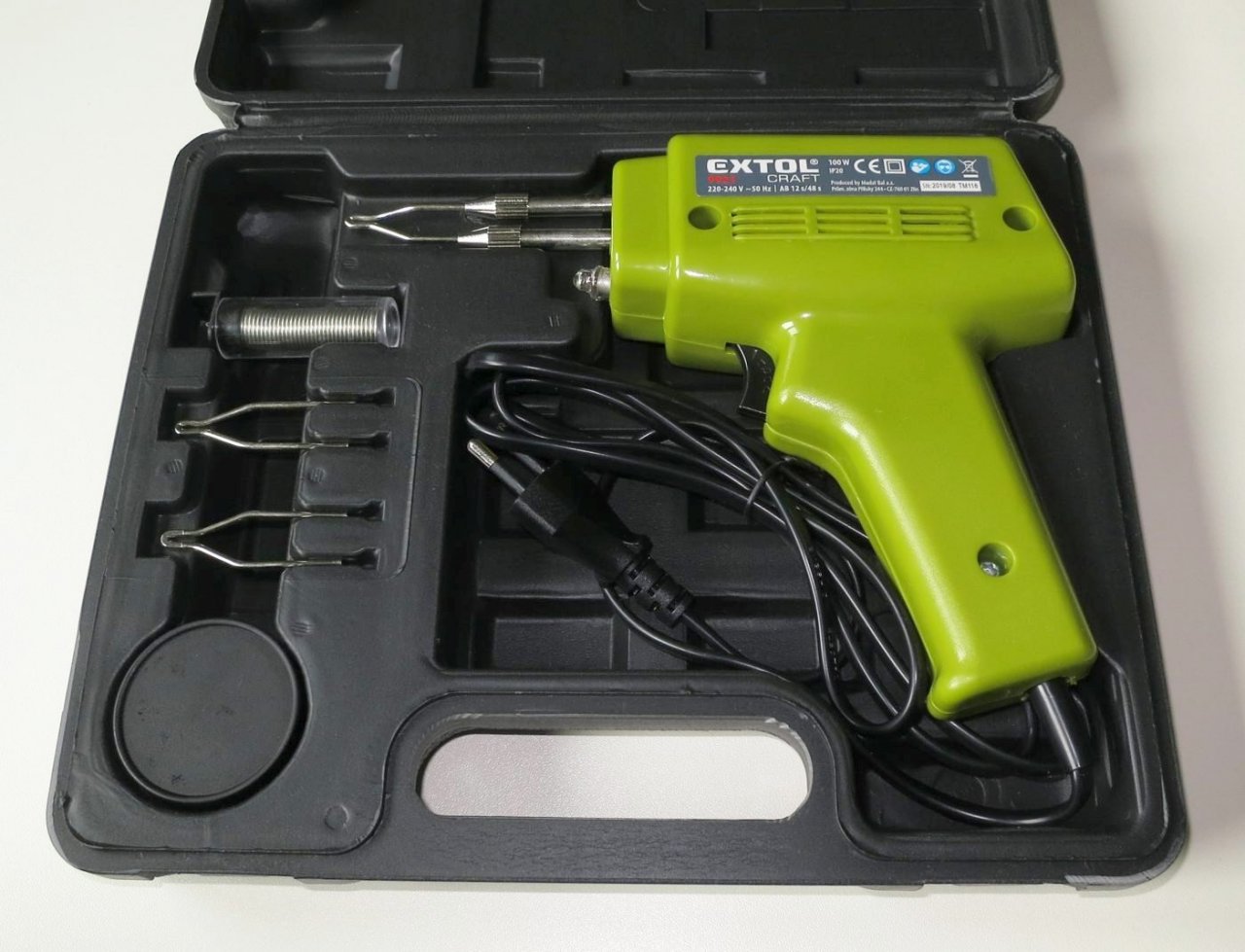Cínová pájka - 100W v kufru 9921
