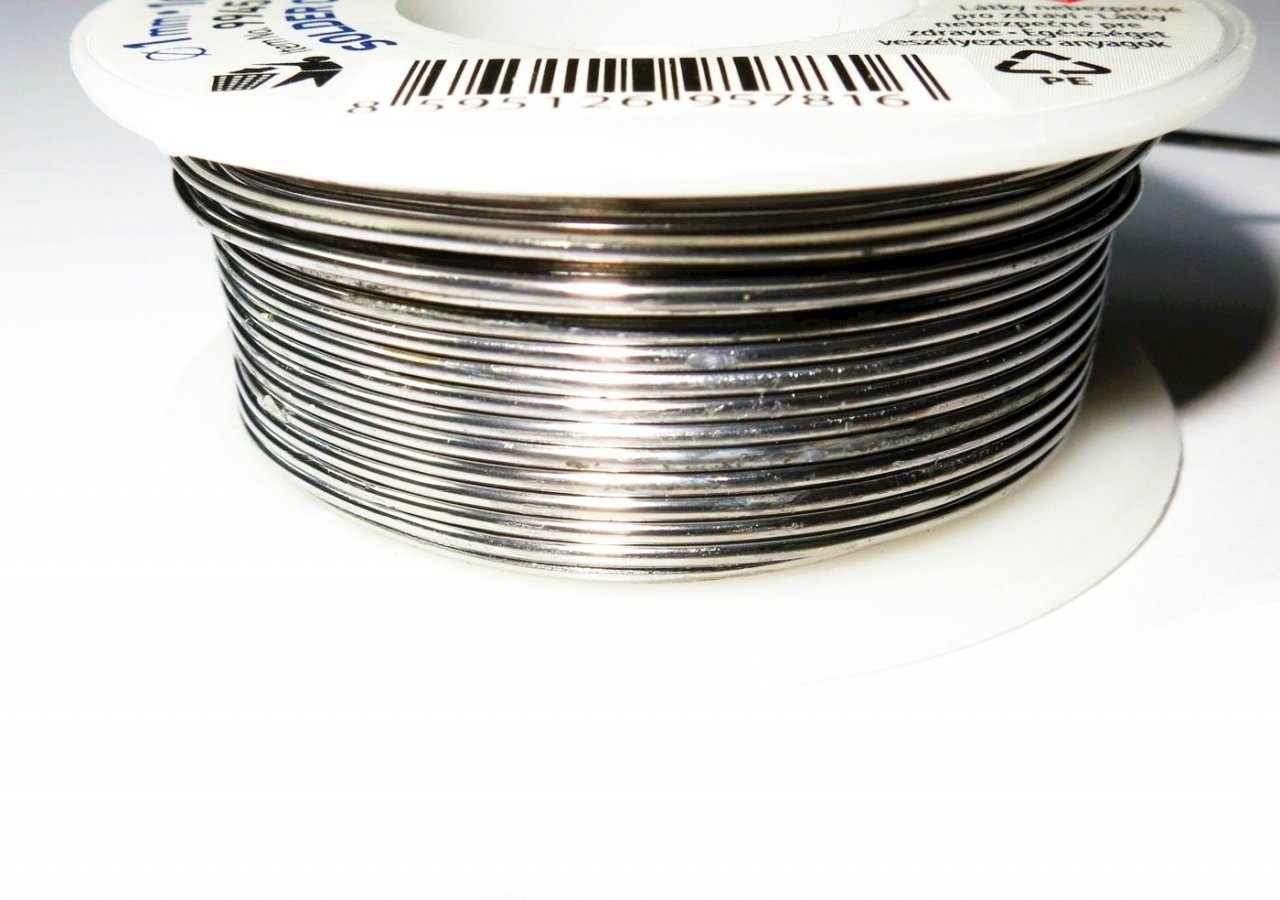 Cín na pájení - 1mm 100g Pb70/Sn30