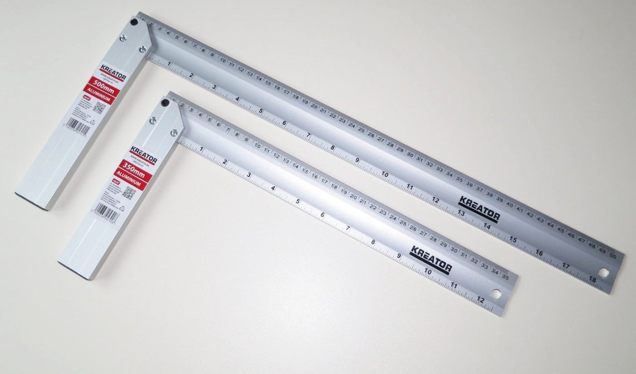 Výhodný set - Kovový úhelník Profi 35 a 50 cm