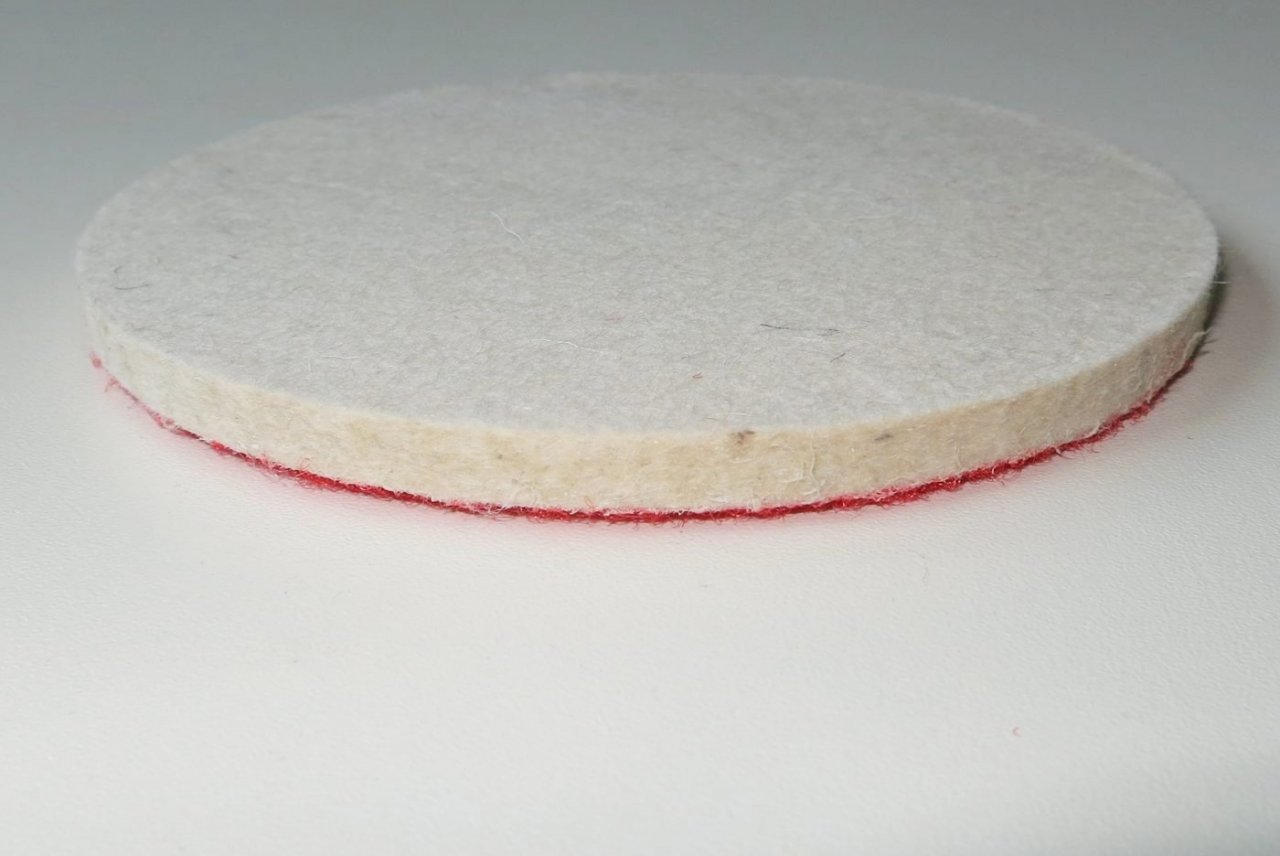 Leštící kotouč filcový 125mm 6mm (Suchý zip)