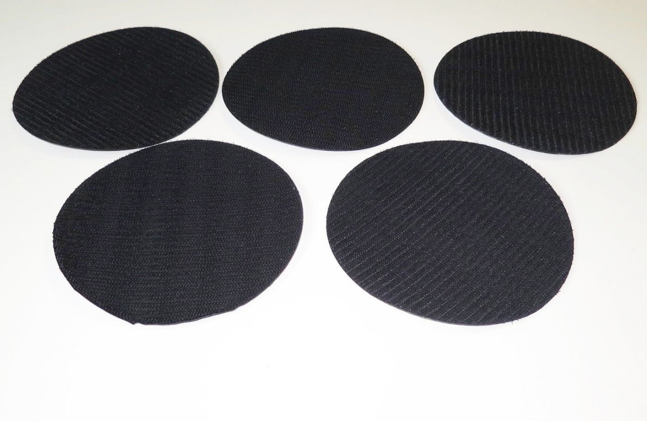 Výhodný set - 5 kusů Náhradní suchý zip na brusky 150mm (lepící)