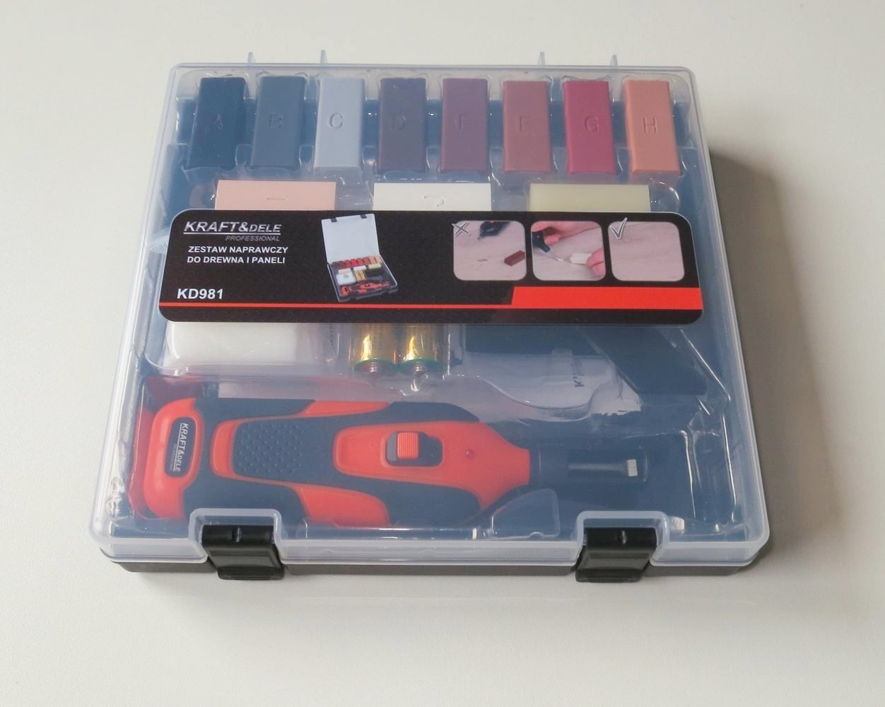 Sada na opravu laminátové podlahy KD981